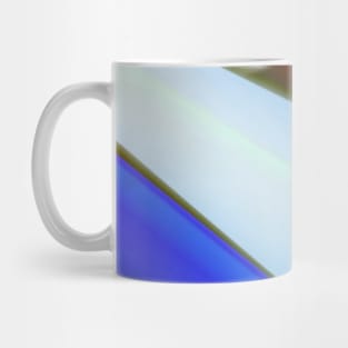 Red blue green abstract art Mug